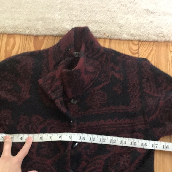 Baby alpaca and wool blend Peruvian Connection cardigan/jacket size S - Picture 6 of 9